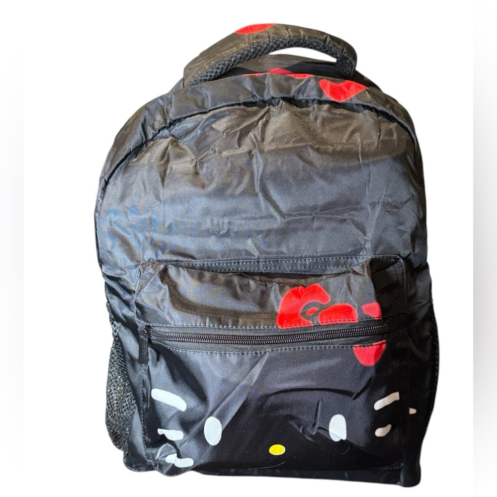 Hello Kitty Packable Black Backpack